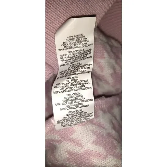 Pink & White Houndstooth Cardigan Sweater BOOHOO Geometric Plus Size 20 NWT - Picture 12 of 13